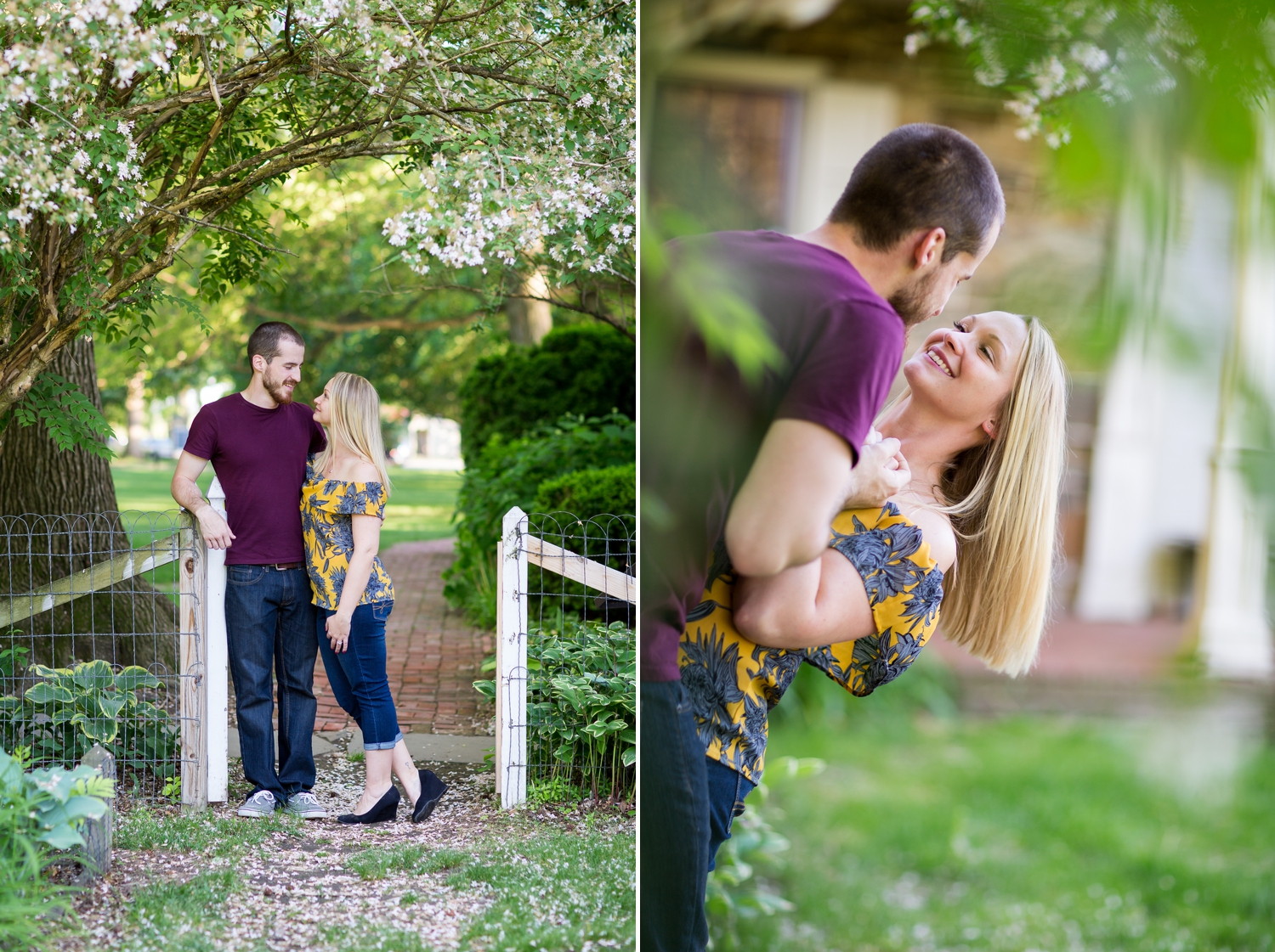 fort hunter harrisburg engagement photography